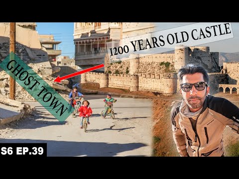 FROM BUSY TOURIST TOWN TO GHOST TOWN S06 EP.39 | Pakistani in Syria | MIDDLE EAST MOTORCYCLE