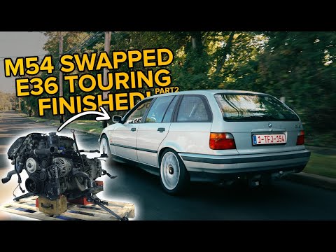 Getting Our M54 Engine Swapped BMW E36 Wagon Running