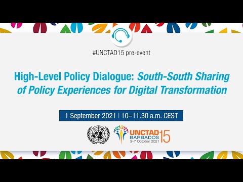 High-level policy dialogue: South-South sharing of policy experiences for digital transformation