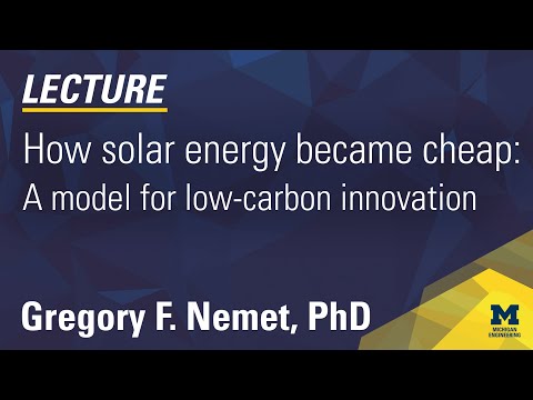 How Solar Energy Became Cheap: A Model for Low-Carbon Innovation