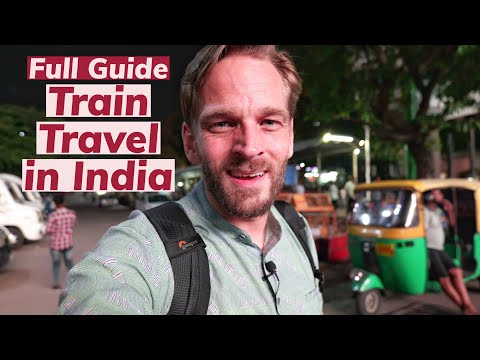 How To Catch a Train in India and NOT Get Scammed (Full Guide w/ Station & Train Tour)