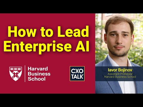 How to Lead Enterprise AI, with Harvard Business School | CXOTalk #803
