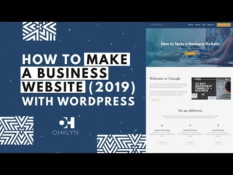 How to Make a Business Website (2018) | WordPress Tutorial for Beginners