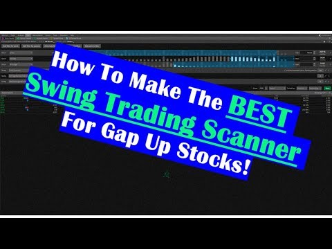 How To Make The BEST Swing Trading Scanner For Gap Up Stocks