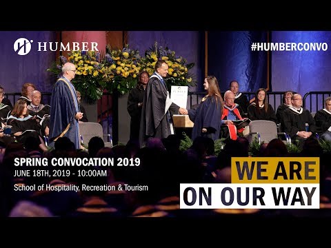 Humber Spring 2019 Convocation - School of Hospitality, Recreation & Tourism