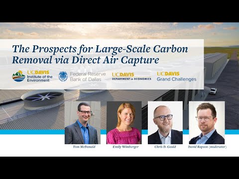 IE Seminar Series: The Prospects for Large-Scale Carbon Removal via Direct Air Capture
