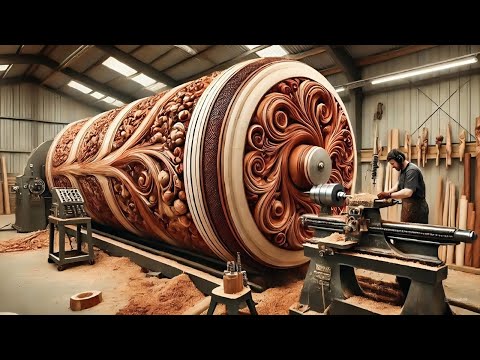 Incredible Woodworking Techniques and Wood Carving Machines