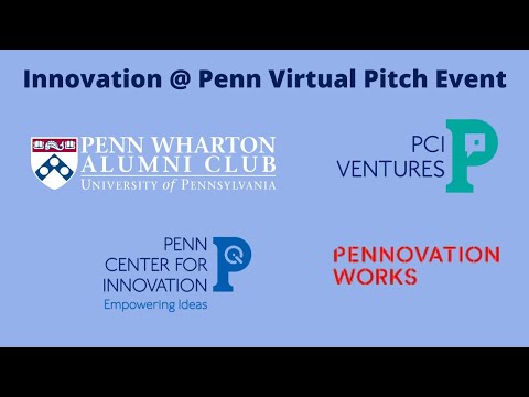Innovation @ Penn Virtual Pitch Event