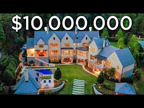 INSIDE a $10,500,000 Modern CASTLE | Mega Mansion Tour