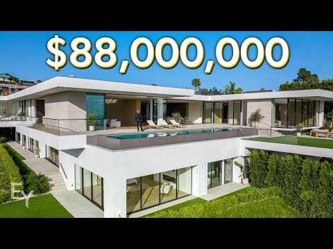 Inside a $88 Million Ultra Modern Beverly Hills Mansion