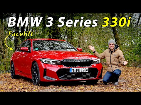 Is the BMW 3 Series facelift the most fun mid-size sedan? 2023 BMW 330i M Sport driving REVIEW
