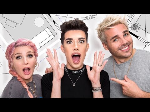 James Charles Surprise Room Makeover! | OMG We’re Coming Over!