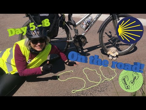 Keep going strong! Solo female bike touring in Europe. day 5-6