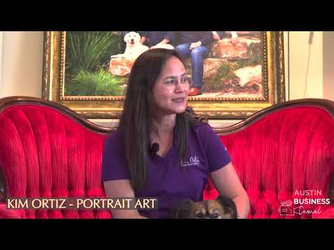 Kim Ortiz Portrait Art Feature in Austin Business Woman