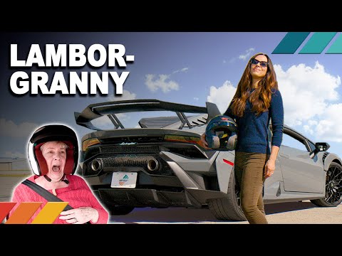 LAMBOR-GRANNY: Racing a Lamborghini With My 78-Year Old Mom | Nicole Johnson's Detour S2:E5