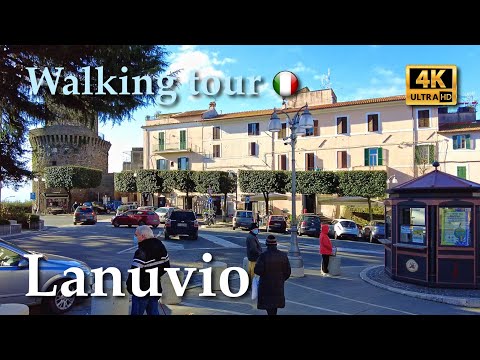 Lanuvio, Italy【Walking Tour】With Captions - 4K