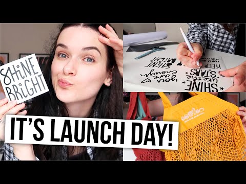 LAUNCH DAY ️ Behind The Scenes | Small Business Studio Vlog