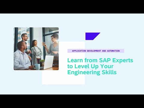 Learn from SAP Experts to Level Up Your Engineering Skills - AD202v