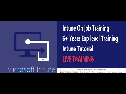 Learn Intune From Basic To Advance | Intune L1, l2, L3 Level training | Intune Interview questions |