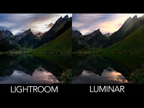 LIGHTROOM vs LUMINAR - Retouching the same RAW FILES!!