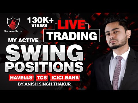 Live Trading || Equity Swing Positions || Futures & Options || Anish Singh Thakur