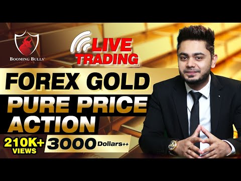 Live Trading Gold FX || Price Action Strategy || Anish Singh Thakur || Booming Bulls