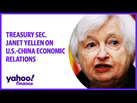LIVE: Treasury Secretary Janet Yellen lays out US-China economic relations
