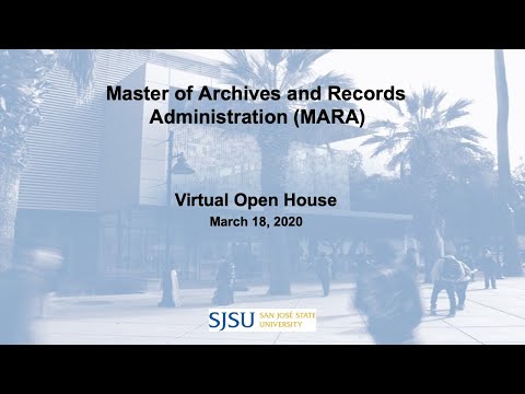 MARA Virtual Open House - 18 March 2020