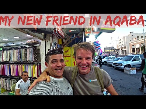 Meeting friendly Arabs in Aqaba  Jordan