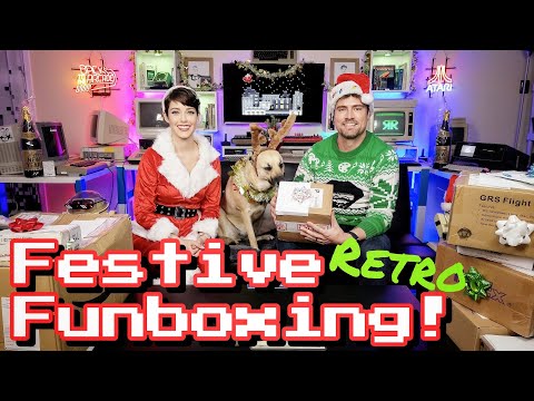 Mega Retro Festive Funboxing! Atari, Nintendo, Amiga, THEC64, Star Wars & more! | Unboxing