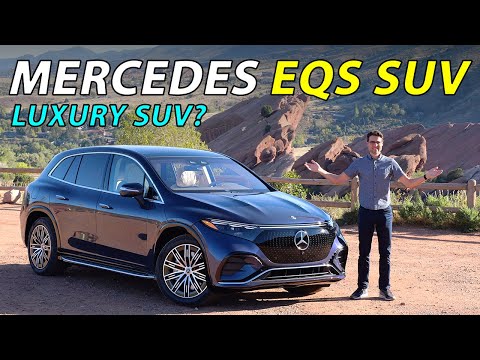 Mercedes EQS SUV 580 AWD driving REVIEW - is this the best luxury EV SUV?