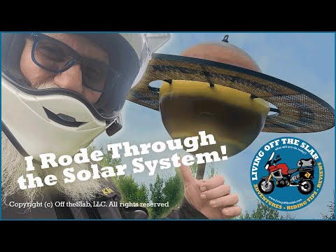 Motorcycle Trip to Maine | Four Corners Park and the Solar System