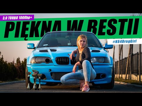 Najszybsza kobieta w Polsce | BMW E46 M50 1000 HP + #dragproject