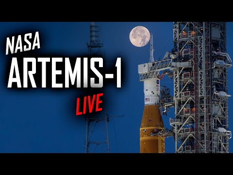 NASA Artemis-1 Moon Rocket Launch  Live