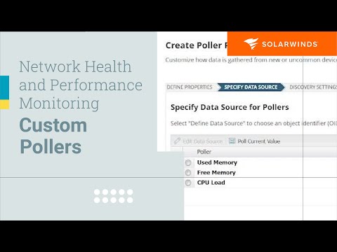 Network Health and Performance Monitoring: Custom Pollers