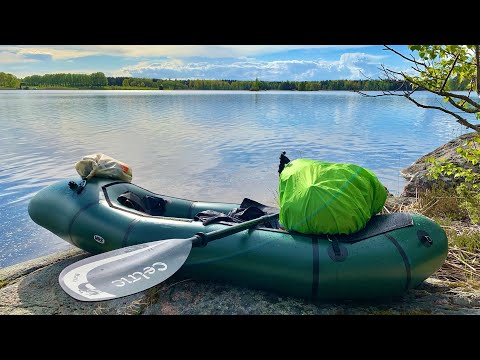 Packrafting Trip through Lakes and Streams