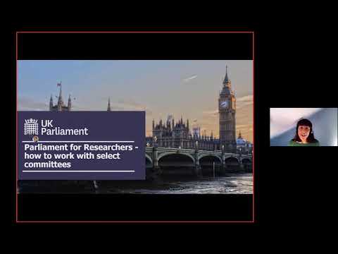 Parliament for Researchers: how to work with select committees at UK Parliament