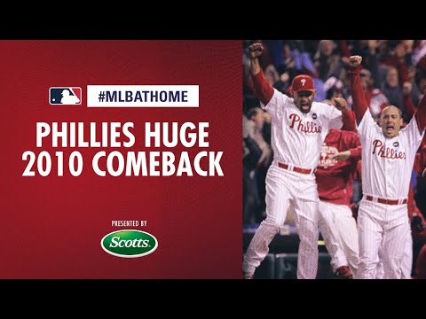 Phillies mount huge comeback! (Phillies vs. Dodgers, 8/12/10) | #MLBAtHome