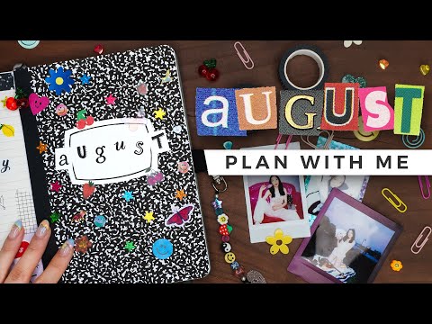 PLAN WITH ME | August 2021 Bullet Journal Setup