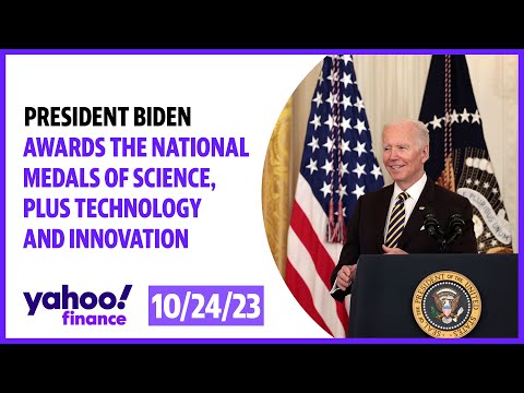 President Biden awards the National Medals of Science, plus Technology and Innovation