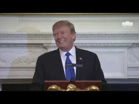 President Trump Participates in the 2019 White House Business Session with Nation's Governors