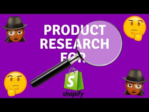 Product Research For Shopify