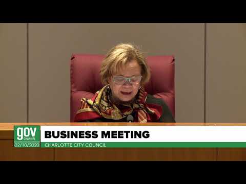 Public Forum & Business Meeting : February 10, 2020