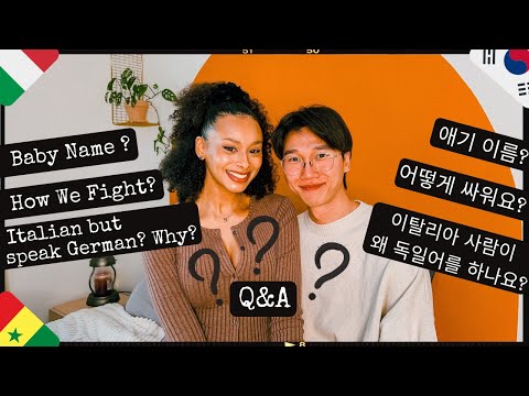 Q&A Time! Baby Name | How We Fight | Italian but speaks German WHY? (ambw, 국제커플)