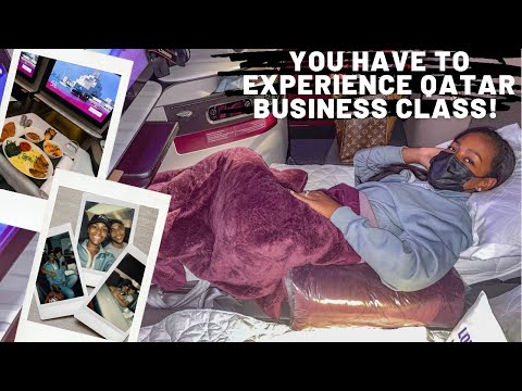 Qatar Airways Business Class QSuite Travel Journey to Maldives - BEST Flights EVER!!