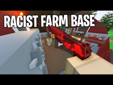 RAIDING THE RACISTS' STACKED FARM BASE (Unturned Vanilla Survival) 2/2