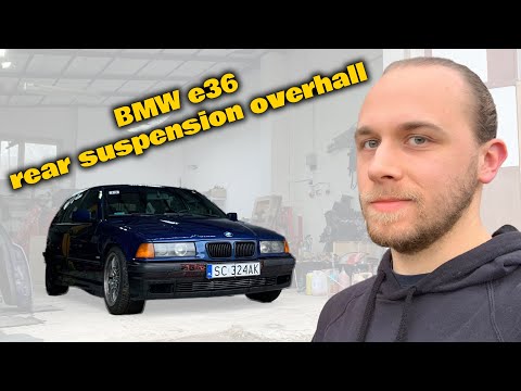 Replacing rear suspension in the BMW e36 touring 316i - fixing a huge issue
