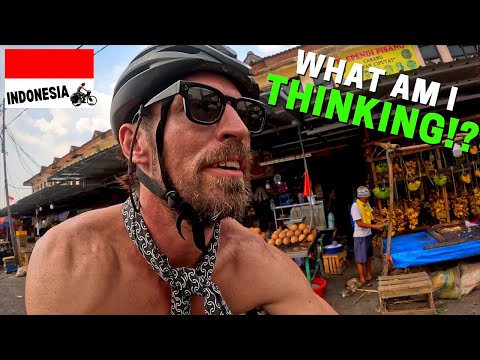 Riding My Bicycle From Jakarta to Bali!  Bike Touring Indonesia, Episode 3