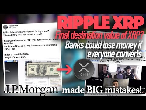 Ripple XRP: PROOF XRP Meant For Enterprise - Will Banks Lose Money If Everyone Converted USD to XRP?