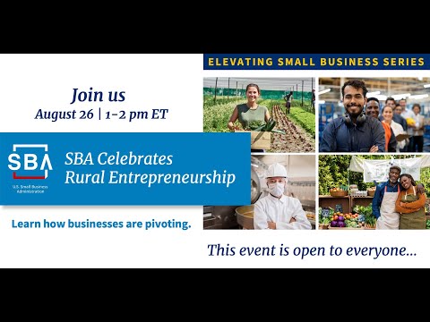 Rural Entrepreneurship: Elevating Small Business Series